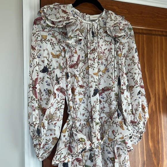 Zimmermann Frilled Butterfly Mini Dress - Picture 9 of 10